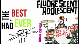 Fluorescent AdolescentArtctic Monkeys DRUMCOVER [upl. by Arras]