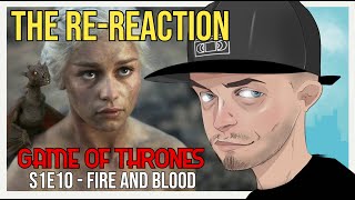 Game of Thrones S1E10  Fire And Blood REREACTION [upl. by Helas539]