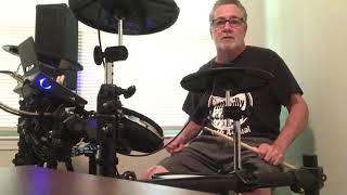 Simmons SD600 drum demo playing the kit so you can hear the sound qualitysymbolssnarekicktoms [upl. by Nesiaj]