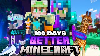 100 Days of DUO Better Minecraft FULL MOVIE [upl. by Eserahc]