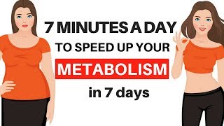 7 DAY CHALLENGE  CALORIE 🔥 BURNING 7 MINUTE WORKOUT TO SPEED UP YOUR METABOLISM  START NOW [upl. by Nnayllas]