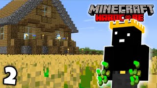 I Made a HUGE Wheat Farm in Hardcore Minecraft  Minecraft Hardcore 117  Episode 2 [upl. by Yuji68]