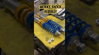 I installed works shocks after a complete rebuild Suzuki LT250R 2stroke quadracer atv vintage [upl. by Daley]