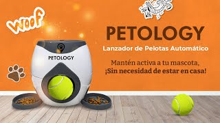 Lanzador de pelotas y recompensas automático para perros Petology [upl. by Lhary]