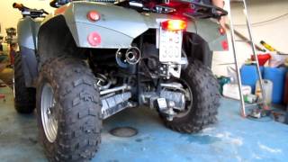 Arctic Cat 400 mod exhaust [upl. by Assenad]