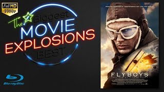 The Best Movie Explosions Flyboys 2006 Air Ship Explosion HD [upl. by Eal]