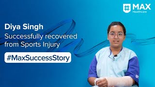 Successful recovery from Sports Injury  Patient success story  Max Hospital Dwarka [upl. by Blaze]