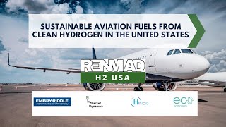 🟢 Sustainable aviation fuels from clean hydrogen in the United States ✈️ [upl. by Ettelliw]