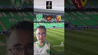 ASSE  RC Lens 19102024 8ème journée Ligue 1 asse assercl ligue1mcdo lapantherecatalane [upl. by Assanav]