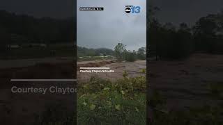 MASSIVE flood tears through Burnsville North Carolina [upl. by Jsandye]