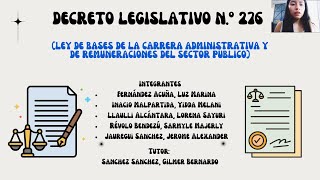 El Decreto Legislativo N°276 [upl. by Aicnerolf]