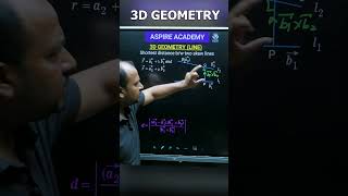 Shortest Distance Between Skew Lines Explained  Quick Geometry Trick [upl. by Enrol]