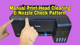 Epson Printer head Cleaning without PC [upl. by Vick]