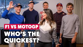 Formula 1 Vs MotoGP The Ultimate Reaction Time Challenge [upl. by Lapham]