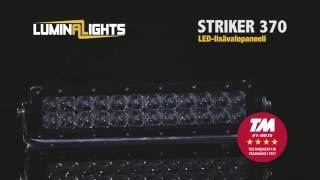 Testimenestyjä lisävalo LuminaLights Striker 370 LED [upl. by Ldnek]