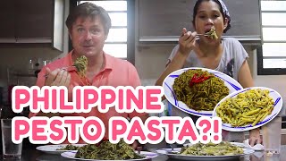 PHILIPPINE PESTO PASTA TWO WAYS  PokLee Cooking [upl. by Ulu]