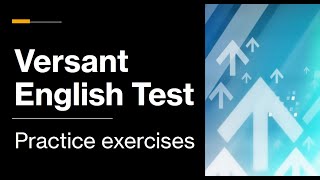 Improve your score in the Versant English test Practice Exercises Questions and Answers [upl. by Olin]