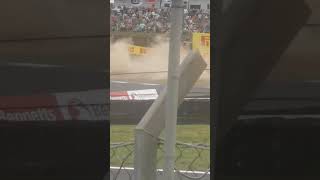 brands hatch 2024 paddock hill bend crash [upl. by Elburt850]