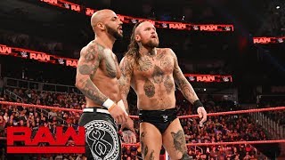 Ricochet amp Aleister Black vs The Revival Raw Feb 25 2019 [upl. by Ayifa]