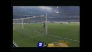 Seedorf half way goal Real Madrid 9798 [upl. by Oetsira]