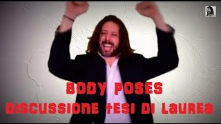 Come preparare la discussione della tesi di laurea 88  Come usare il power poses [upl. by Ibby]