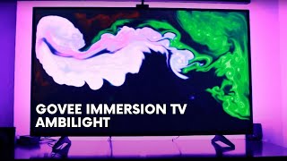 GOVEE IMMERSION TV  AMBILIGHT Economico para qualquer TV [upl. by Lynnworth846]