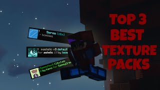 The top 3 BEST Texture packs for 1892021 [upl. by Einahpet]