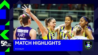 Highlights  Fenerbahce Opet ISTANBUL vs A Carraro Imoco CONEGLIANO  CEV CL Volley 2023 [upl. by Hugon]