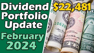 Dividend Stocks I Bought and Sold in February 2024  Dividend Growth Income Portfolio Update [upl. by Ardnos]