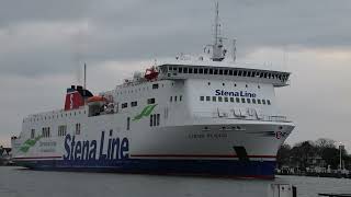 Stena Flavia auslaufen aus Travemünde [upl. by Haerdna732]