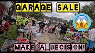 GARAGE SALE  MAKE A DECISION [upl. by Stockwell]