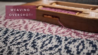 Learn How to Weave Overshot on a 4shaft Weaving Loom [upl. by Roderigo]