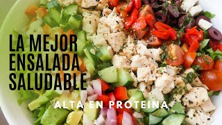 ENSALADA SALUDABLE ALTO EN PROTEINA  Michela Perleche [upl. by Guendolen]