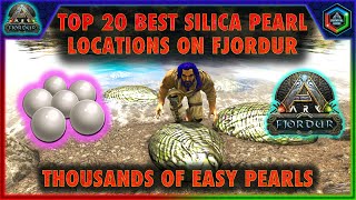 The 20 Best Silica Pearl Locations on Ark Fjordur  Easy Safe Pearl Locations [upl. by Braynard322]