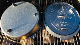 How to Season A Cast Iron DUTCH OVEN With Your BBQ GRILL Overmont Dutch Oven [upl. by Giovanna]