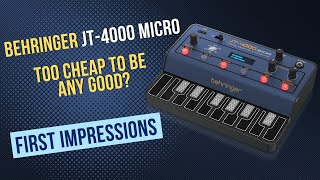 behringer JT4000 Micro Too cheap to be any good [upl. by Phelps]