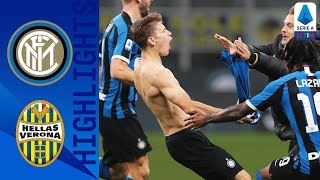 Inter 21 Hellas Verona  Stunning Late Barella Goal Seals Comeback Win  Serie A [upl. by Edison]