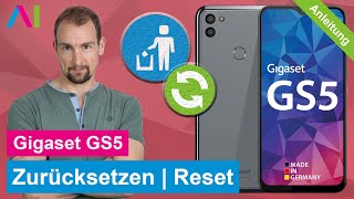 Gigaset GS5  Zurücksetzen  Reset • 📱 • 🅧 • ⏬ • Anleitung  Tutorial [upl. by Marv]