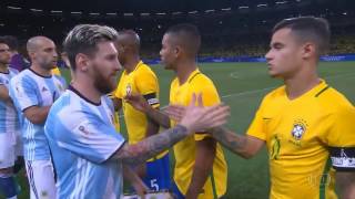 Full Match Brazil vs Argentina 2018 Fifa World Cup Qualifiers 11 10 2016 [upl. by Alboran]