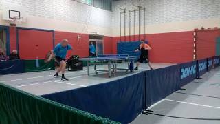 TischtennisBezirksoberliga  R Hartmann vs J Kuhn [upl. by Nosmoht706]