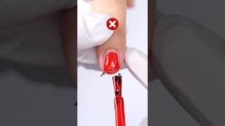 beginnernails How to apply the gel polish with perfect nails gelnails nails [upl. by Eessej]