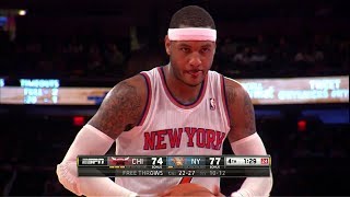 Carmelo Anthony Full Highlights vs Bulls 20131211  30 Pts 10 Reb [upl. by Morgun]