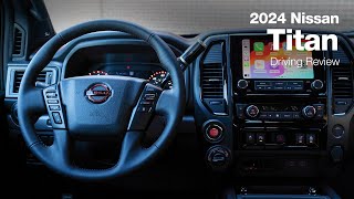 2024 Nissan Titan Pro4X  Driving Review [upl. by Arocet]