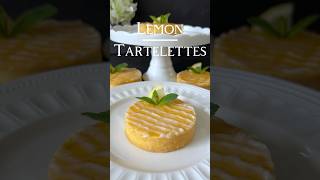 Lemon Tartelettes Recipe 🤍 [upl. by Salvidor]