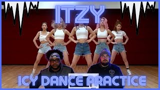 Itzy Icy Dance Practice Reaction [upl. by Layor]