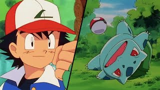 Bulbasaur joins Ash  Pokémon Indigo League  Official Clip [upl. by Atirak]