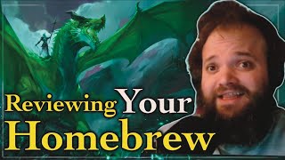 🔴Reviewing YOUR DampD Homebrew 🔴 Link to Submit in Description  Sept 22 [upl. by Aniram]