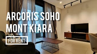 Arcoris Soho Mont Kiara quotClean Fresh Yet Cozy One Bedroom With Balconyquot [upl. by Mchale]