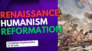 RenaissanceHumanismReformation Explanation in hindiHistory of english literature part 9 [upl. by Niwred]