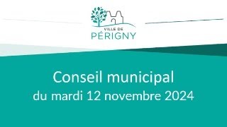 Conseil Municipal du 12 novembre [upl. by Adaminah]